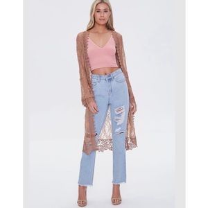 Forever 21 Frayed Boyfriend Jeans